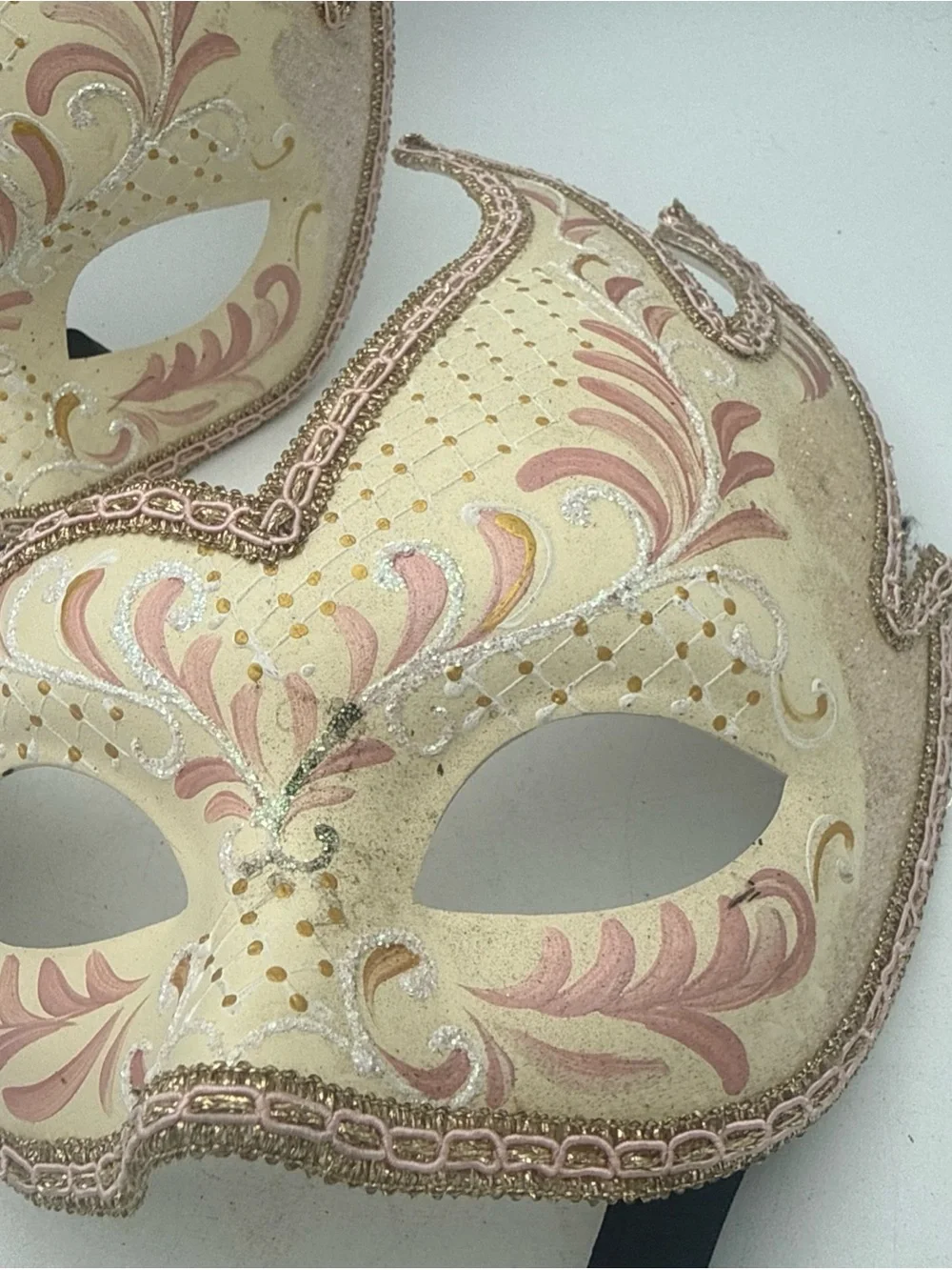Pair Of Pier 1 Venetian Masquerade Masks 2016 Elena Italy Wax Seal Set